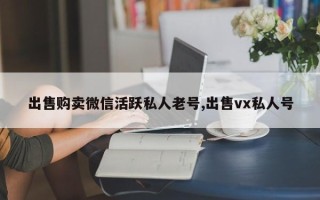 出售购卖微信活跃私人老号,出售vx私人号