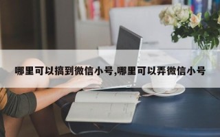 哪里可以搞到微信小号,哪里可以弄微信小号