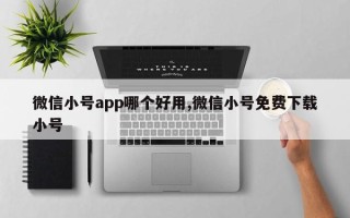 微信小号app哪个好用,微信小号免费下载小号