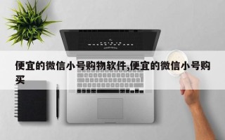 便宜的微信小号购物软件,便宜的微信小号购买