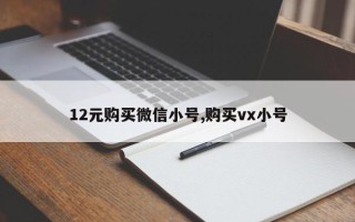 12元购买微信小号,购买vx小号