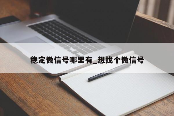 稳定微信号哪里有_想找个微信号-第1张图片-天启科技