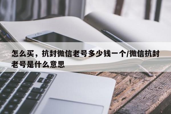 怎么买，抗封微信老号多少钱一个/微信抗封老号是什么意思-第1张图片-天启科技