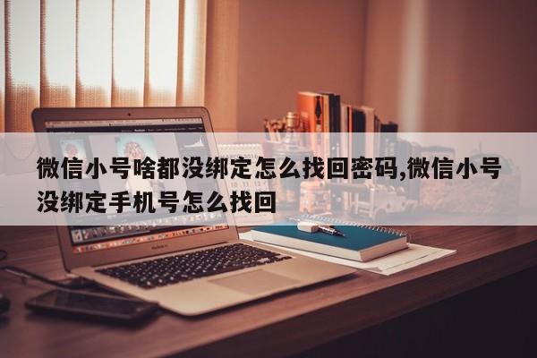 微信小号啥都没绑定怎么找回密码,微信小号没绑定手机号怎么找回-第1张图片-天启科技